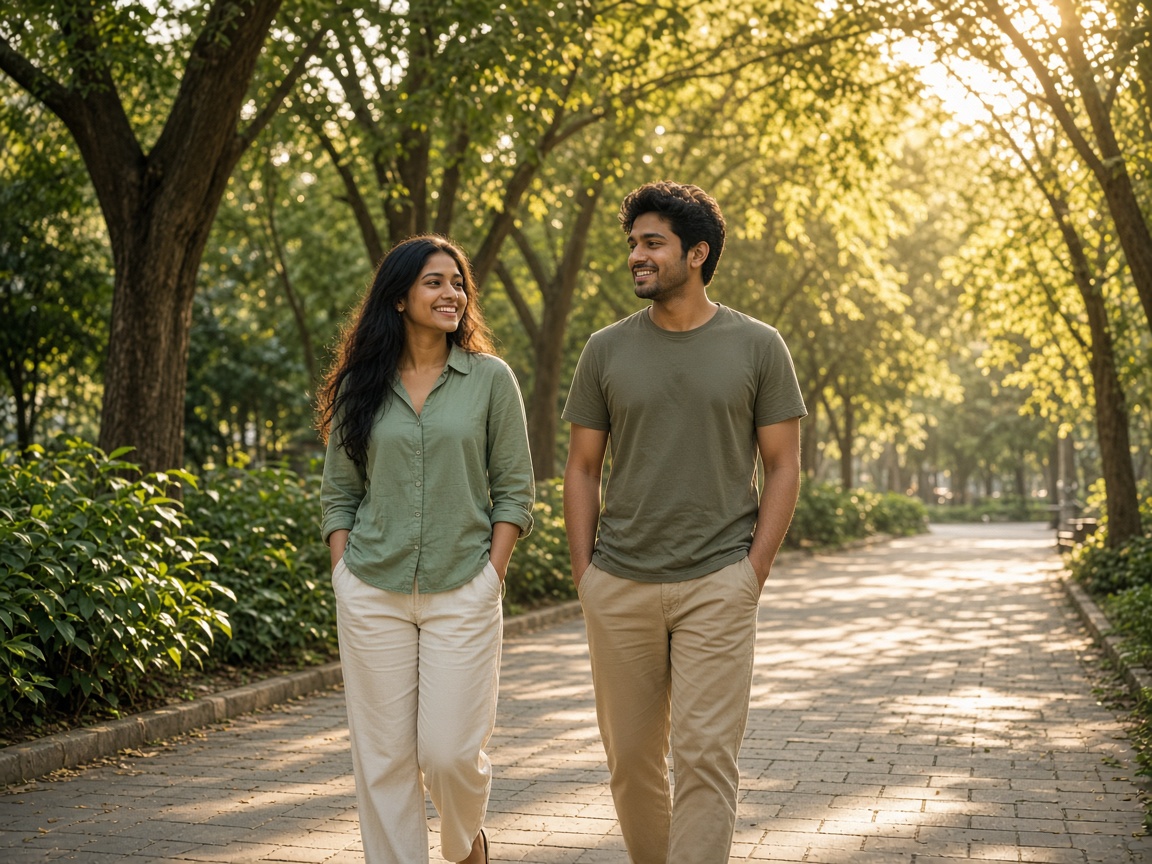 A walk with someone beside you